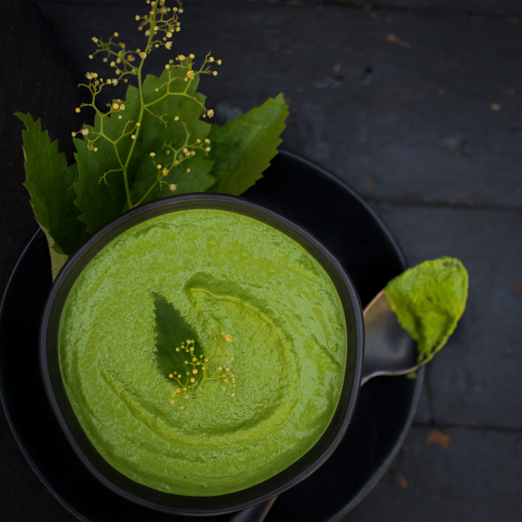 Wild Greens and Pinyon Pine Cream&nbsp;Sauce